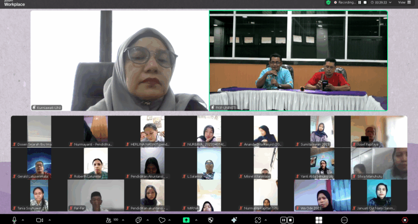 Jurusan Pendidikan IPS FKIP Unpatti Gelar Kuliah Tamu Bahas “Transformasi Sosial Budaya di Era Society 5.0”