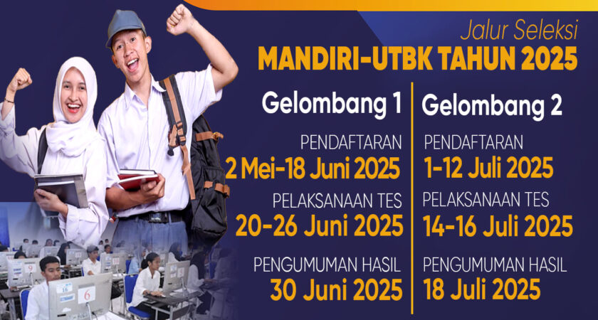 Penerimaan Mahasiswa Baru Jalur Mandiri UTBK Tahun 2025
