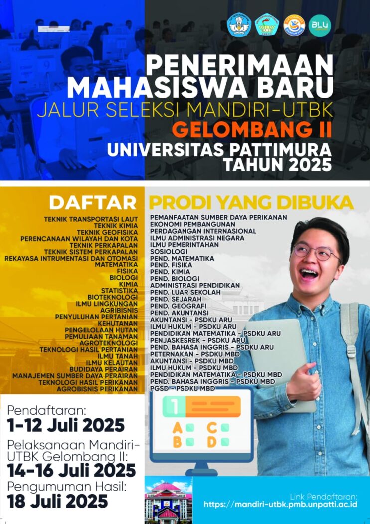 Penerimaan Mahasiswa Baru Jalur UTBK Mandiri II Tahun 2025