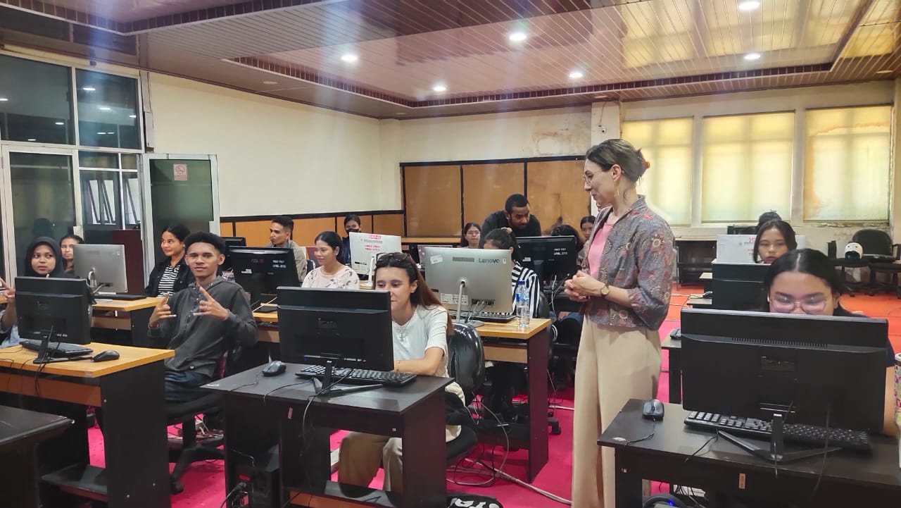 Mahasiswa Prodi Pendidikan Bahasa Jerman Mengikuti TES ONSET Bersama Lektor DAAD