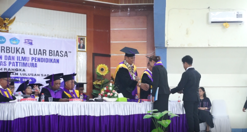 Pengukuhan dan Penggelaran Lulusan Sarjana FKIP Unpatti Periode Januari Tahun 2026